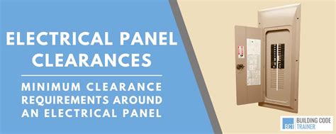 electrical box and drawer clearance|home electrical panel clearance.